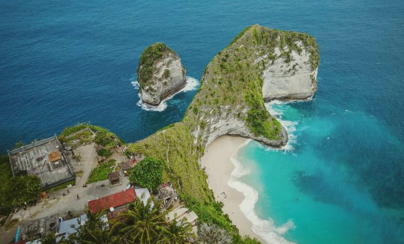 Overview of Bali.